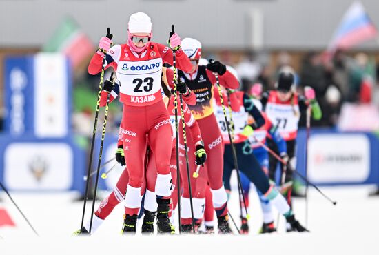 Russia Cross-Country Skiing Championships Women Skiathlon