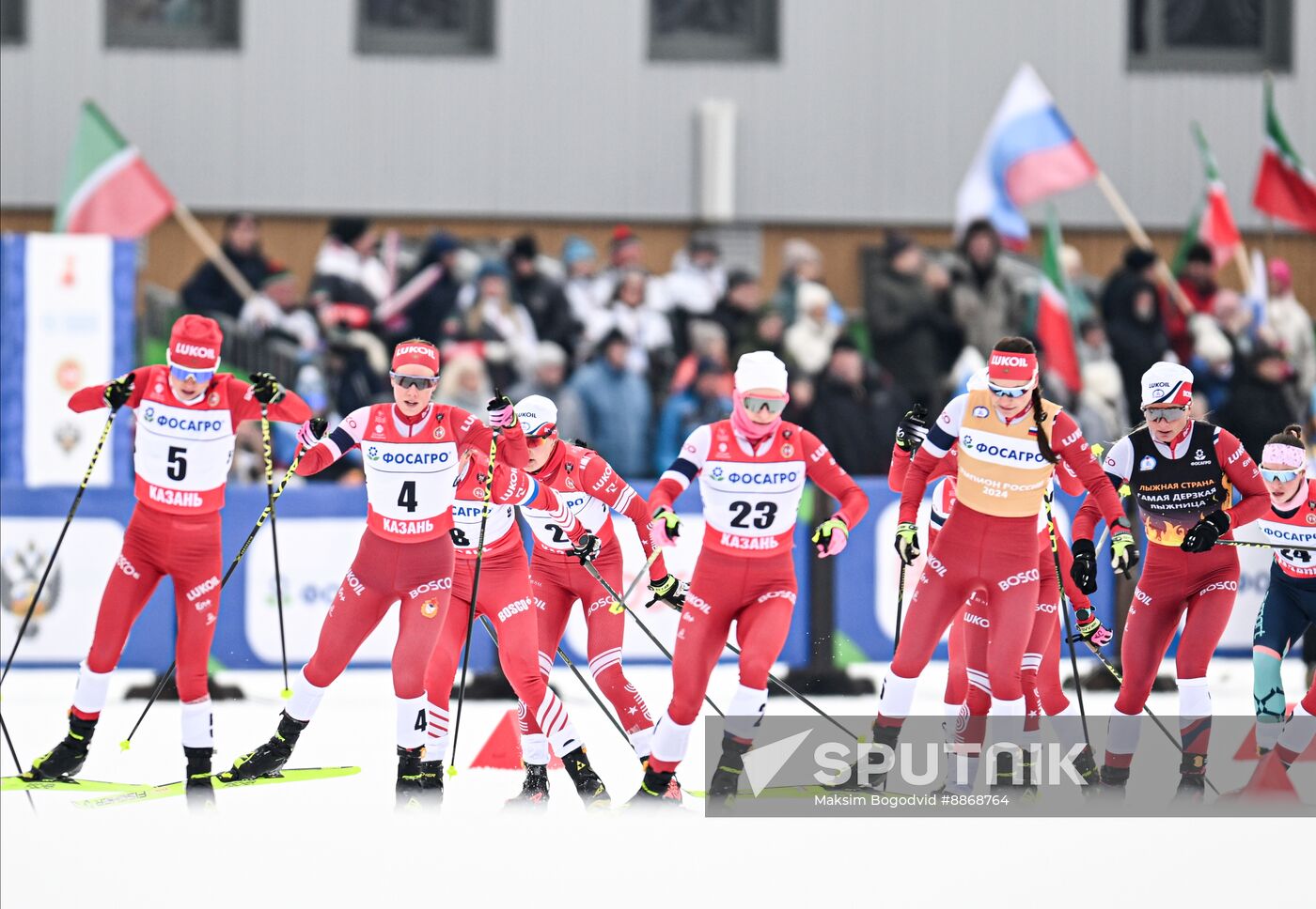 Russia Cross-Country Skiing Championships Women Skiathlon