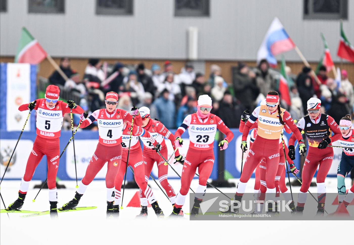 Russia Cross-Country Skiing Championships Women Skiathlon