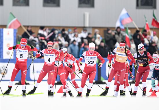 Russia Cross-Country Skiing Championships Women Skiathlon