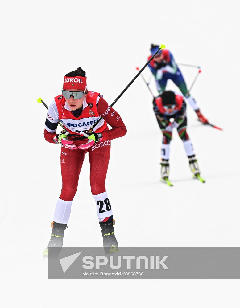 Russia Cross-Country Skiing Championships Women Skiathlon