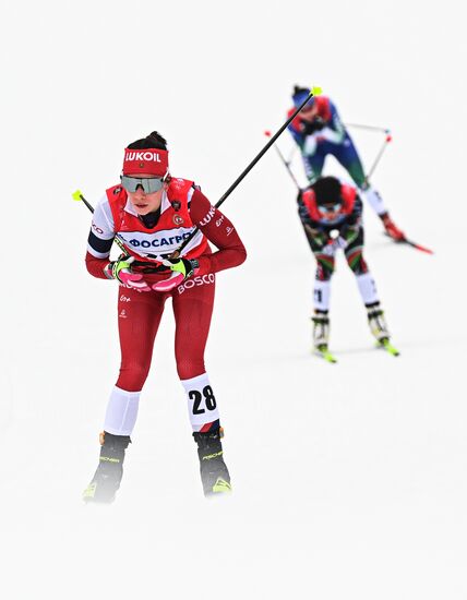 Russia Cross-Country Skiing Championships Women Skiathlon