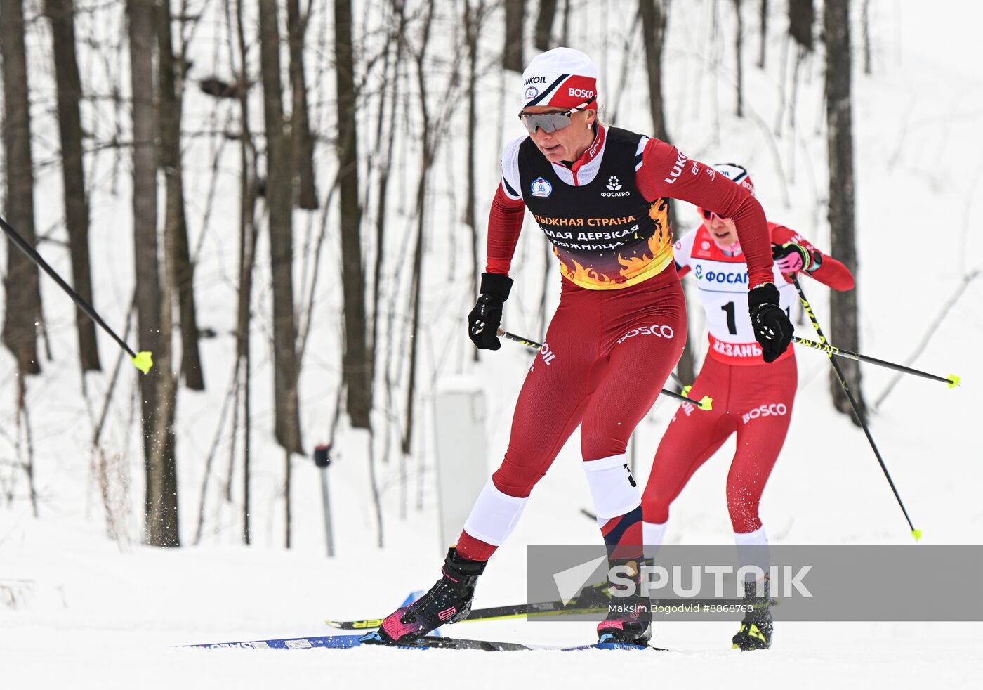 Russia Cross-Country Skiing Championships Women Skiathlon