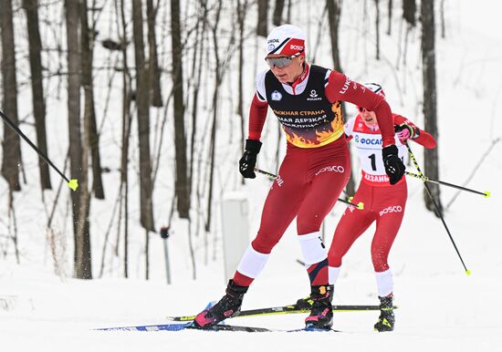 Russia Cross-Country Skiing Championships Women Skiathlon
