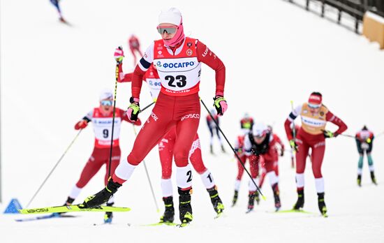 Russia Cross-Country Skiing Championships Women Skiathlon