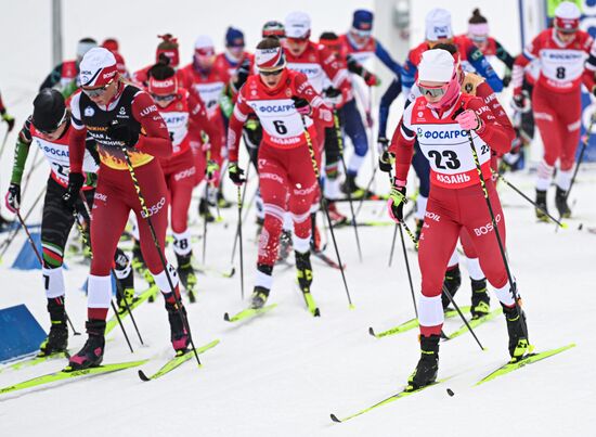 Russia Cross-Country Skiing Championships Women Skiathlon