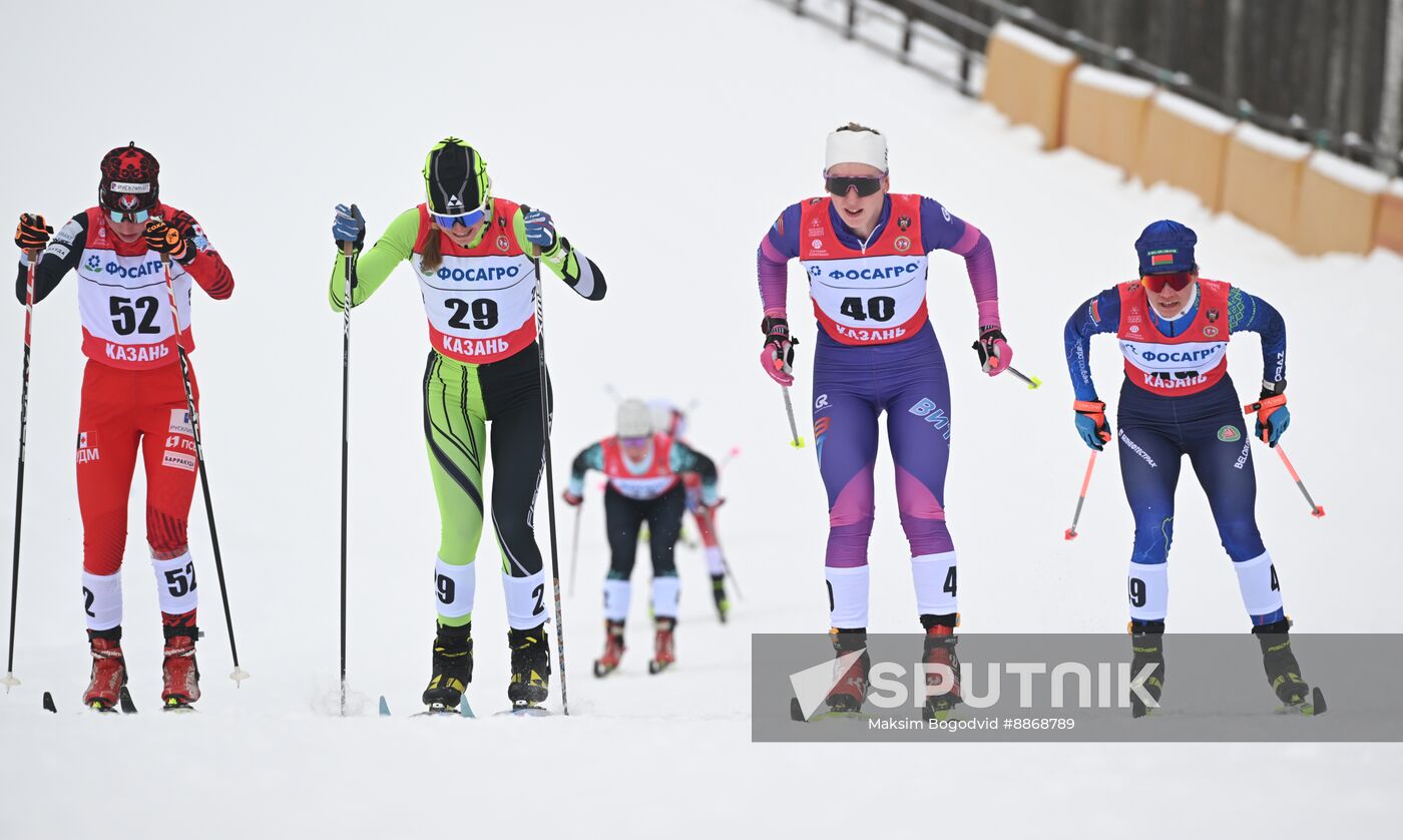 Russia Cross-Country Skiing Championships Women Skiathlon
