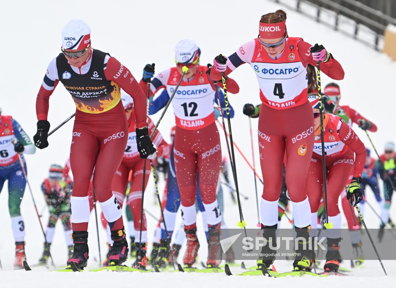 Russia Cross-Country Skiing Championships Women Skiathlon
