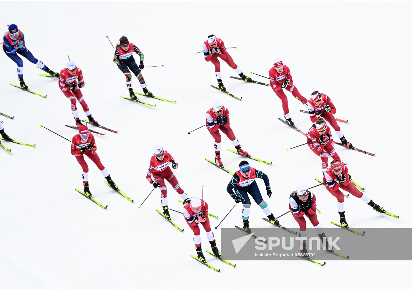 Russia Cross-Country Skiing Championships Women Skiathlon