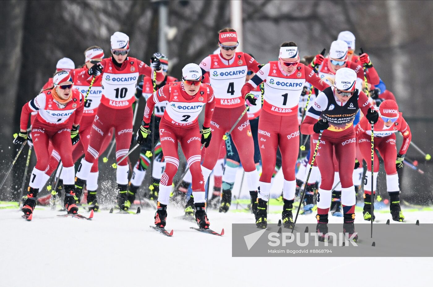 Russia Cross-Country Skiing Championships Women Skiathlon