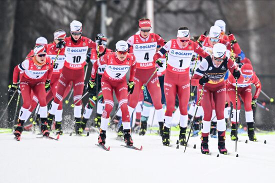 Russia Cross-Country Skiing Championships Women Skiathlon