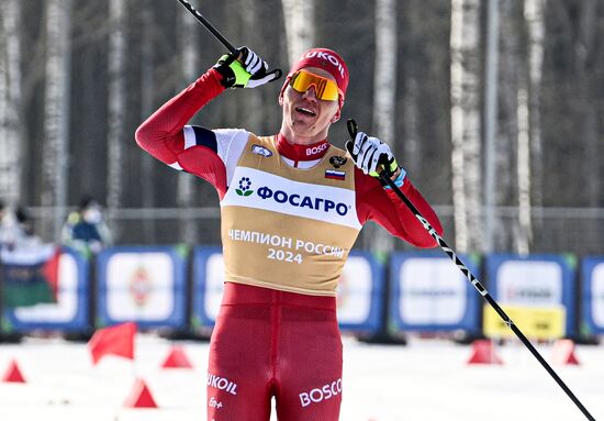 Russia Cross-Country Skiing Championships Men Skiathlon
