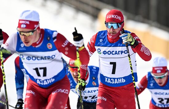 Russia Cross-Country Skiing Championships Men Skiathlon