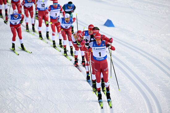 Russia Cross-Country Skiing Championships Men Skiathlon