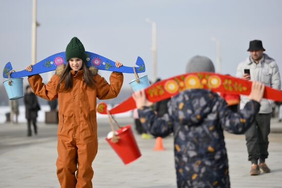 Russia Maslenitsa Celebration