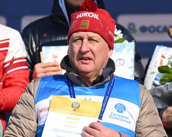 Russia Cross-Country Skiing Championships Men Skiathlon