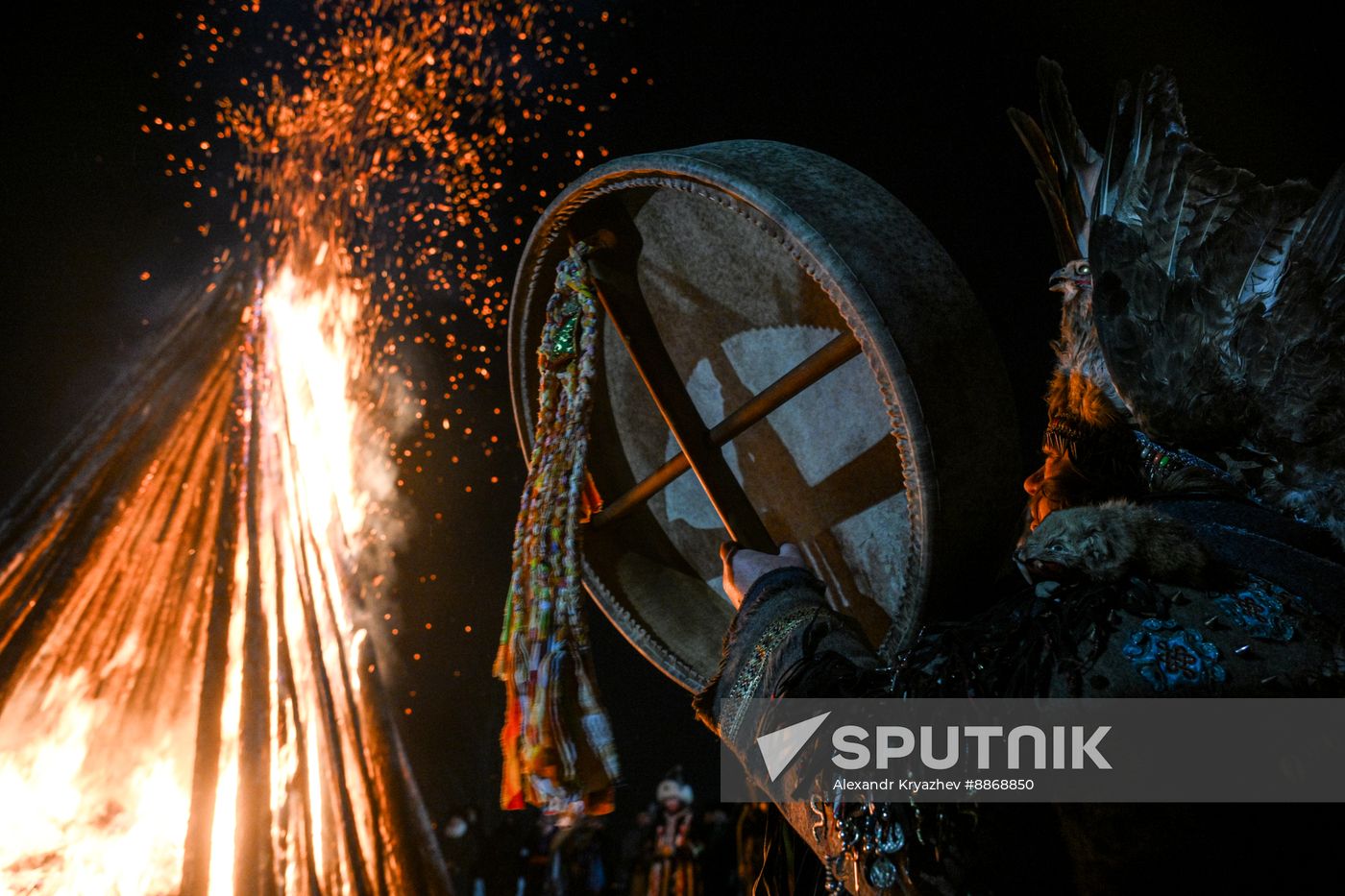 Russia Tuvan New Year Celebration
