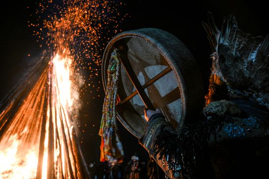 Russia Tuvan New Year Celebration