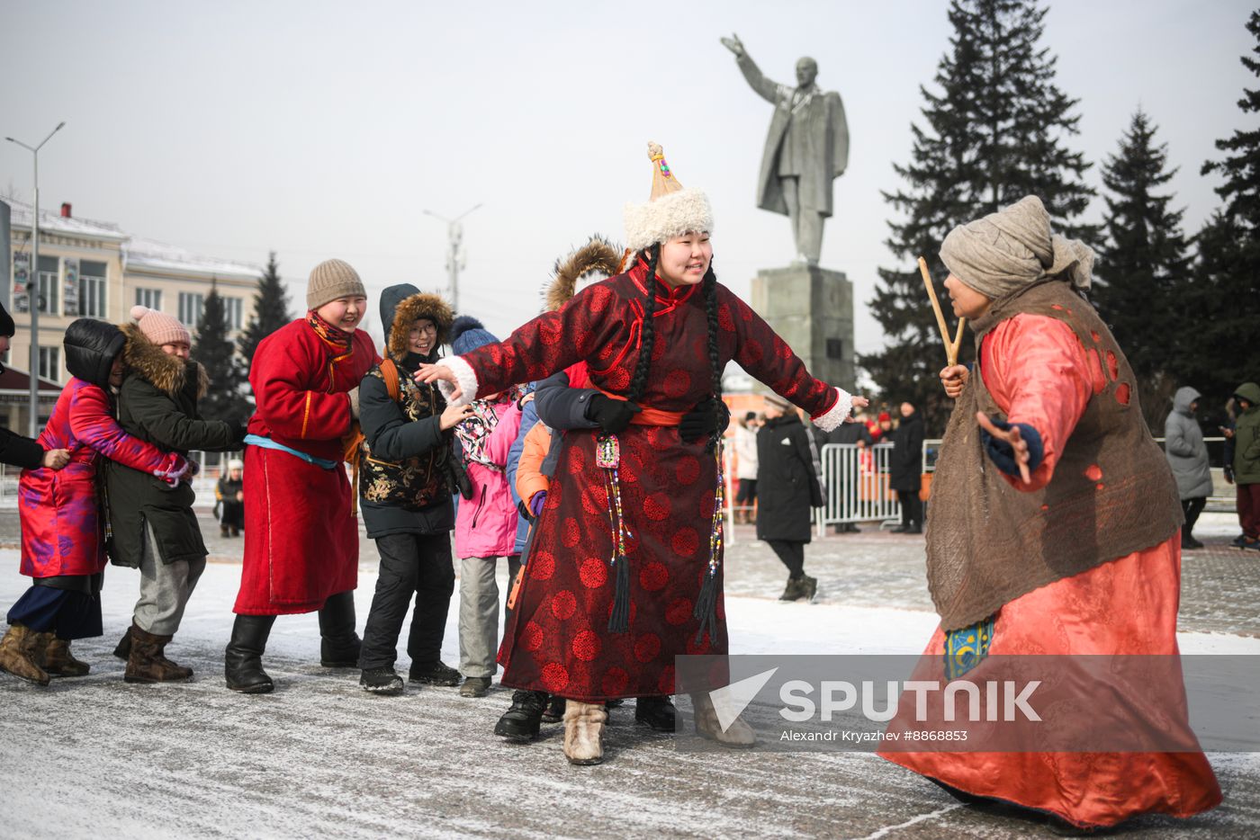 Russia Tuvan New Year Celebration