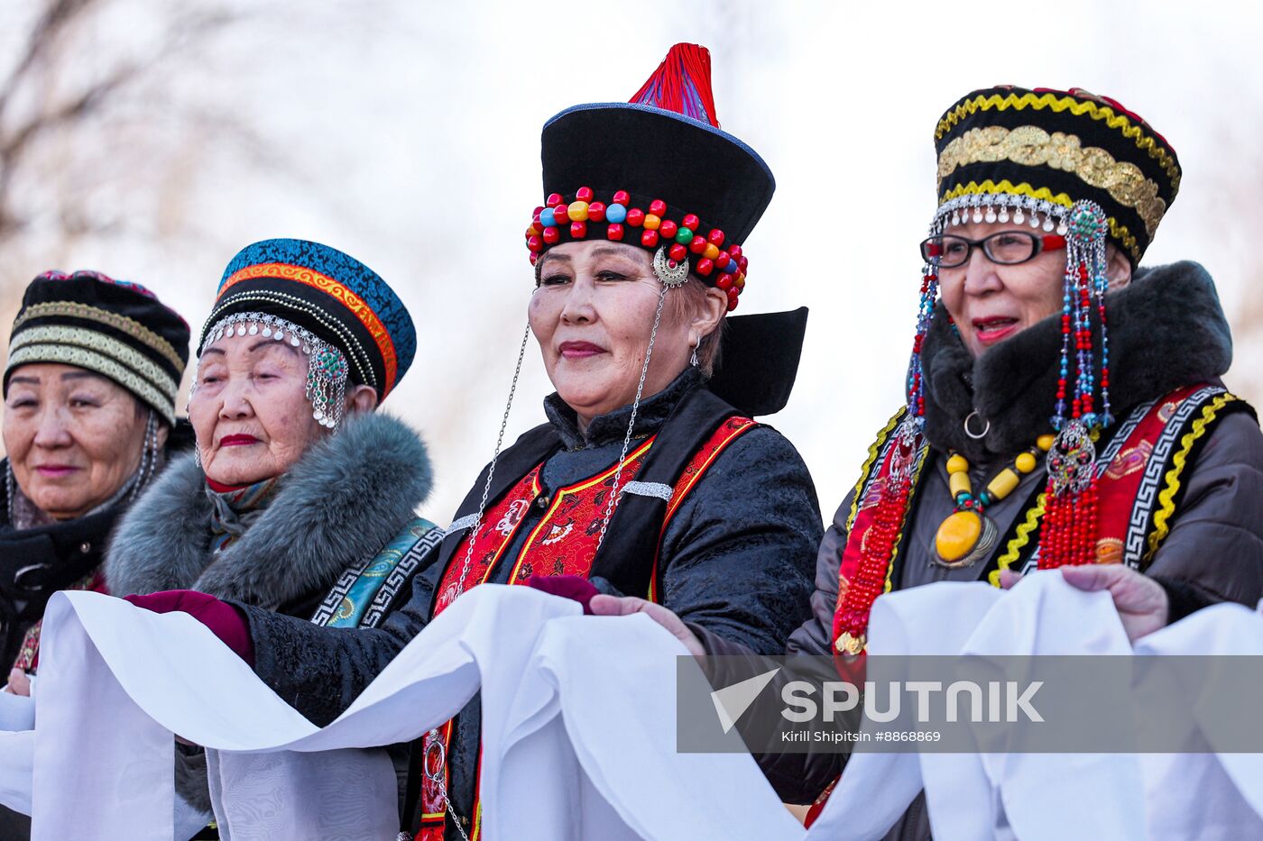 Russia Religion Buddhism New Year Celebration