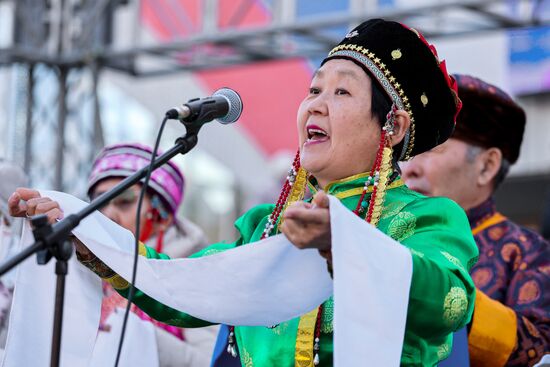 Russia Religion Buddhism New Year Celebration