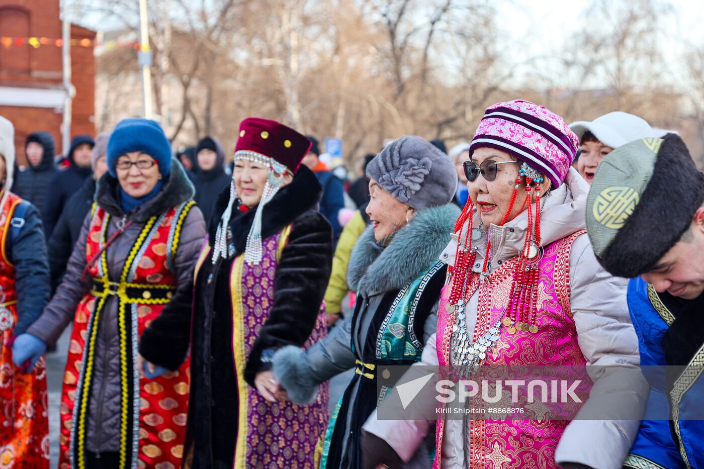 Russia Religion Buddhism New Year Celebration