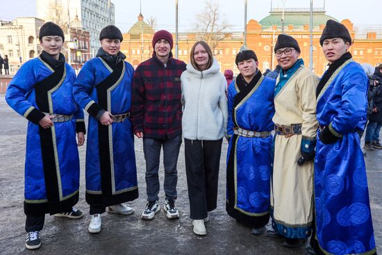 Russia Religion Buddhism New Year Celebration