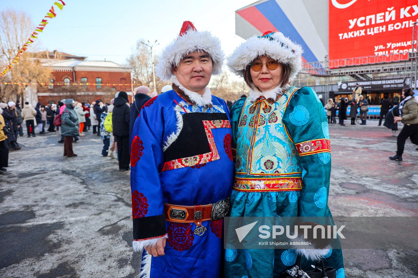 Russia Religion Buddhism New Year Celebration