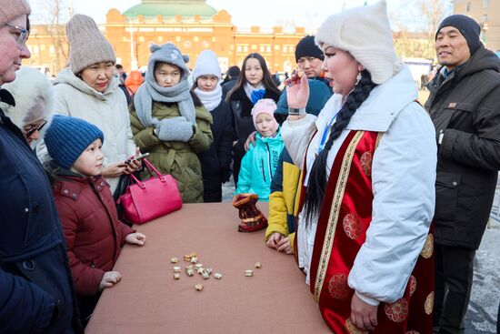 Russia Religion Buddhism New Year Celebration