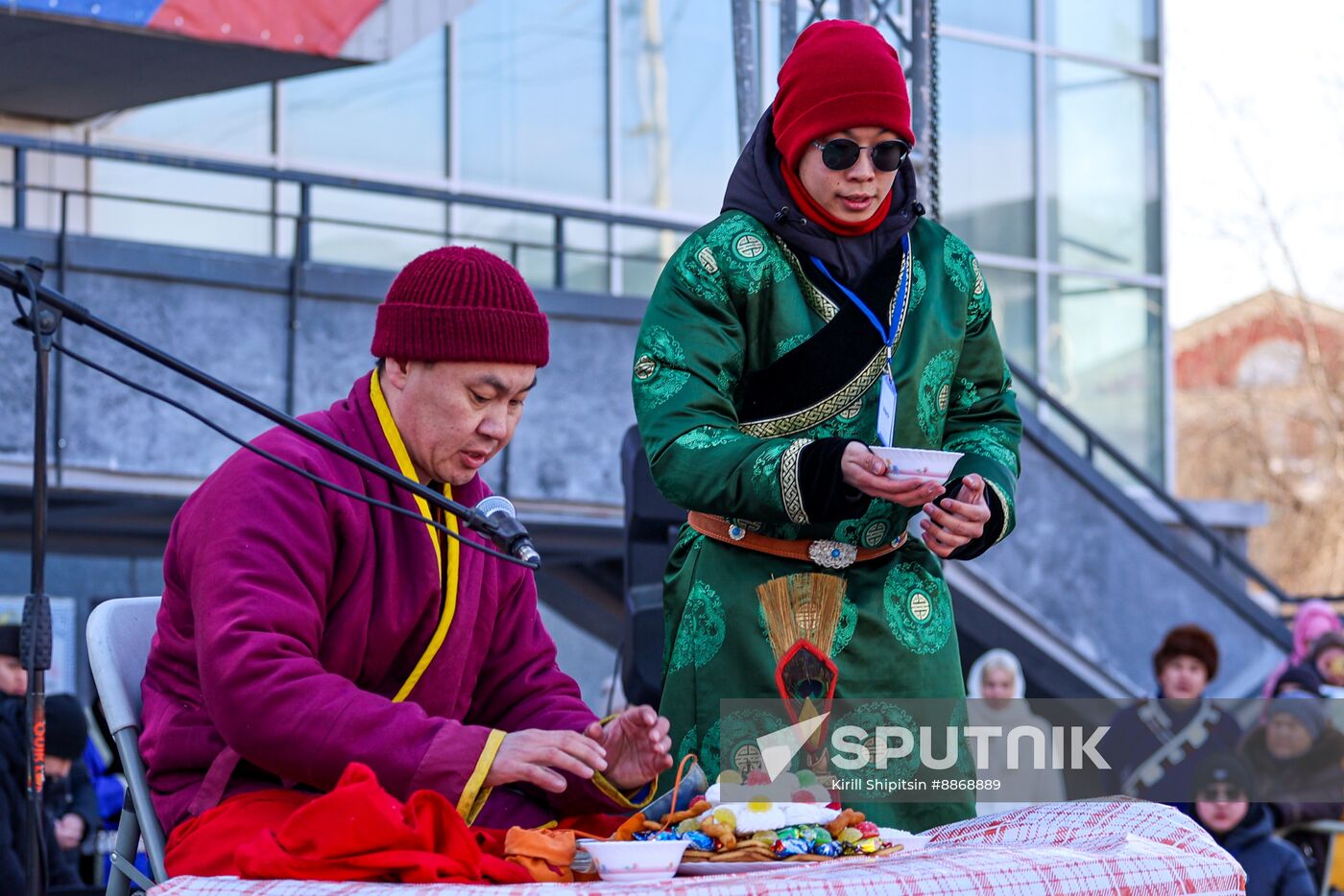 Russia Religion Buddhism New Year Celebration