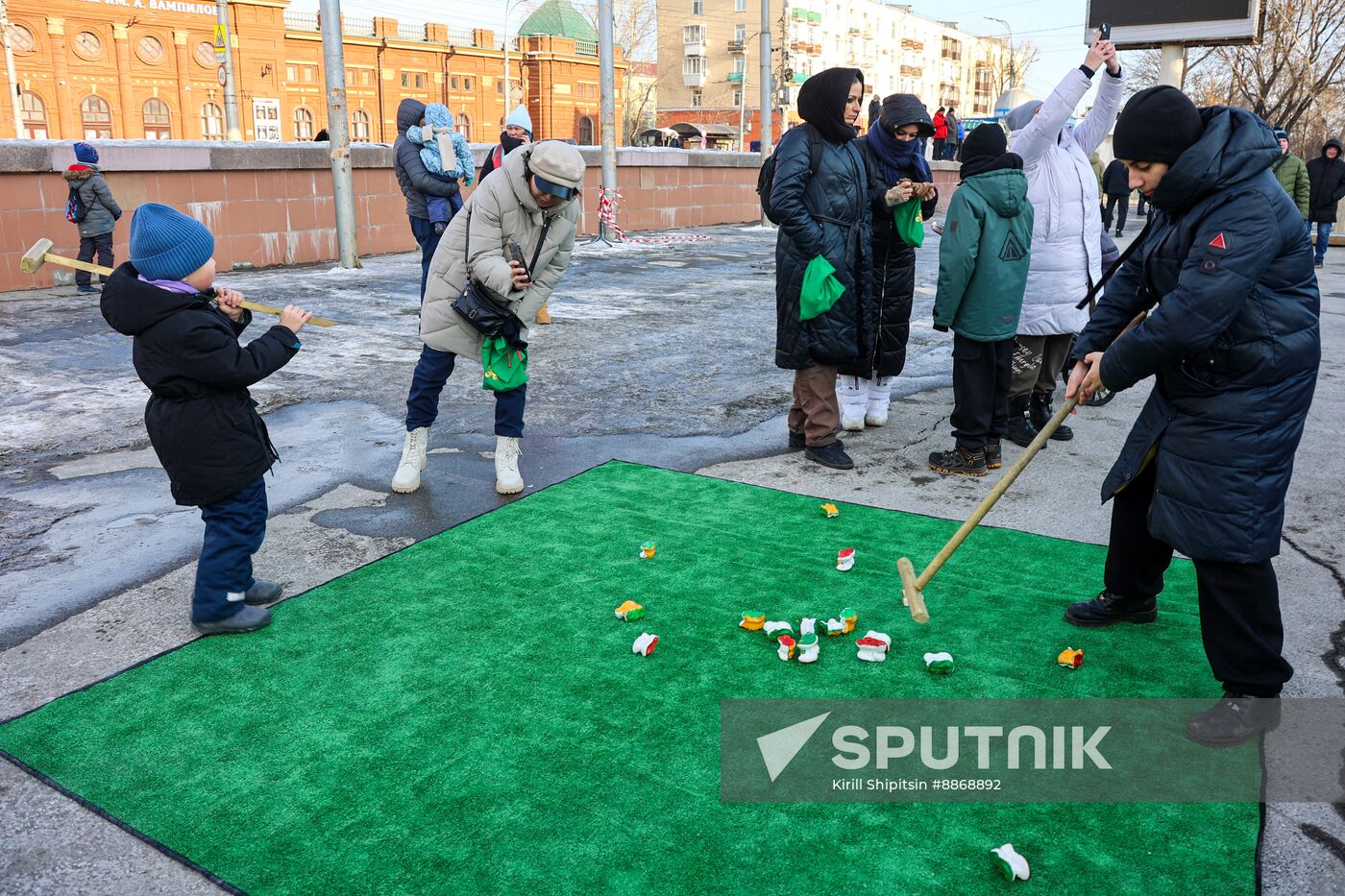 Russia Religion Buddhism New Year Celebration