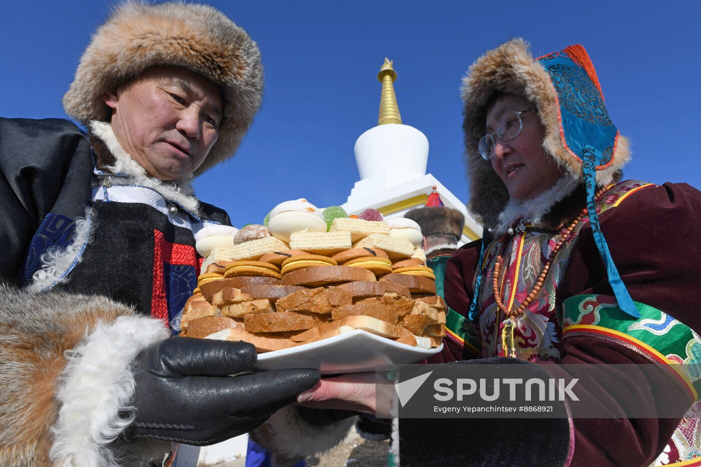 Russia Religion Buddhism New Year Celebration