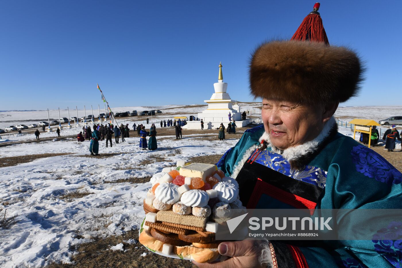 Russia Religion Buddhism New Year Celebration