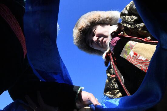 Russia Religion Buddhism New Year Celebration