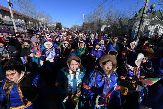 Russia Religion Buddhism New Year Celebration