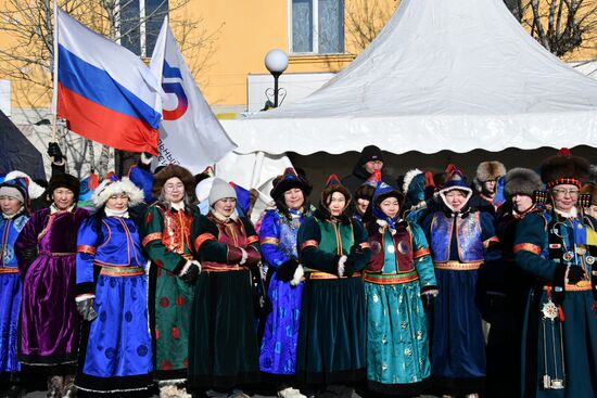 Russia Religion Buddhism New Year Celebration