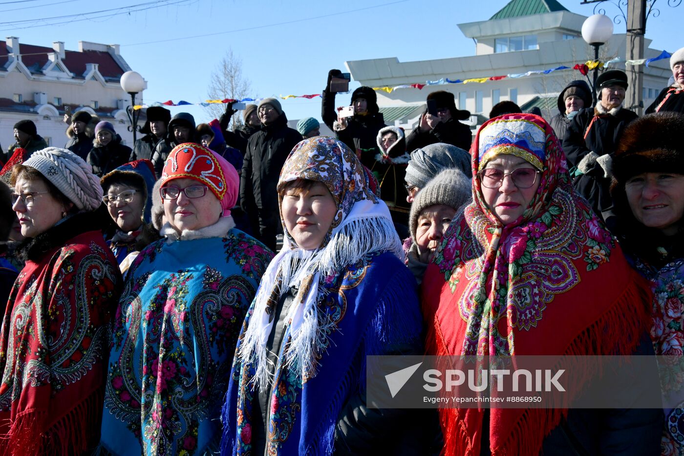 Russia Religion Buddhism New Year Celebration