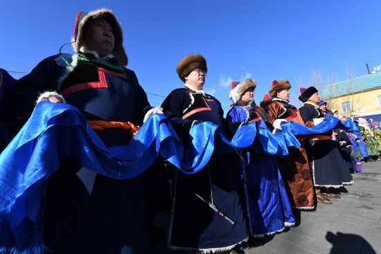 Russia Religion Buddhism New Year Celebration