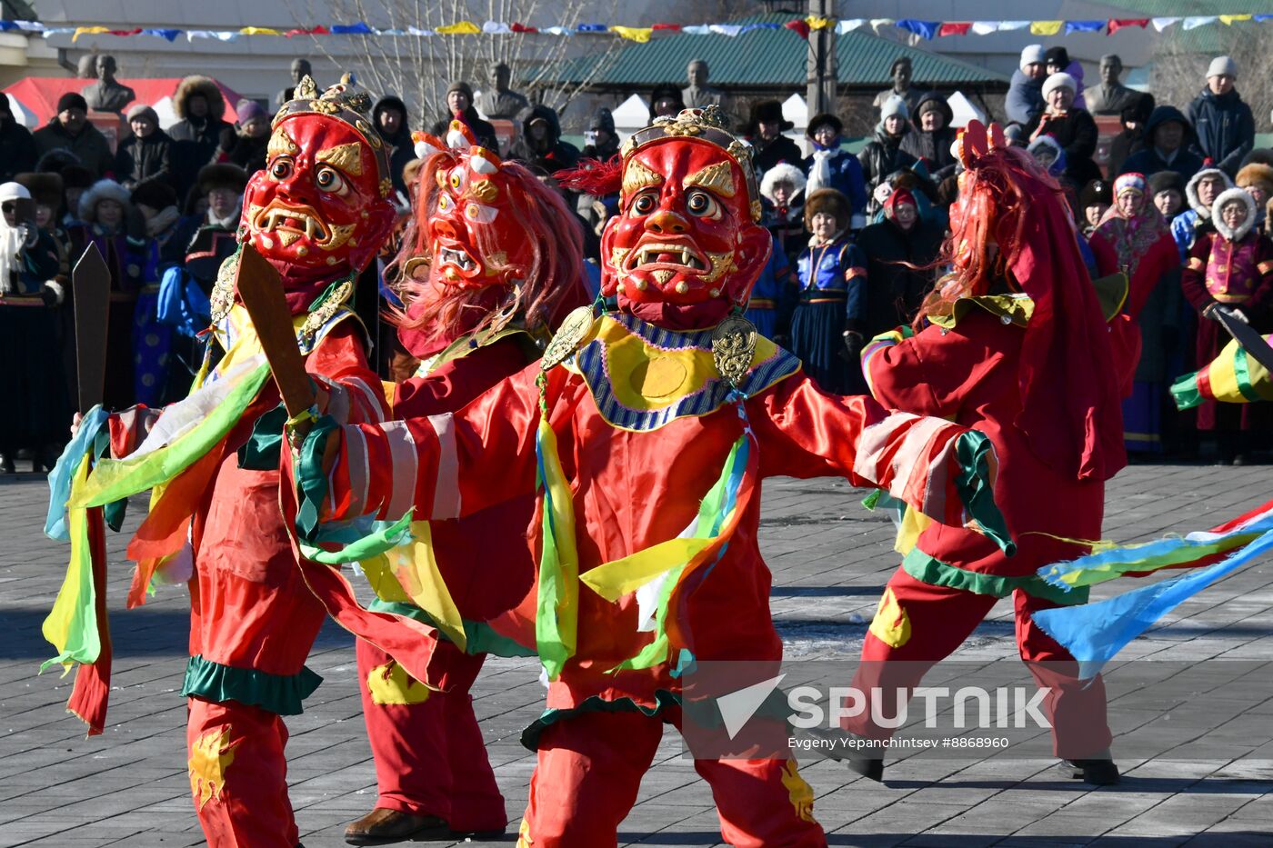 Russia Religion Buddhism New Year Celebration