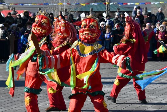 Russia Religion Buddhism New Year Celebration