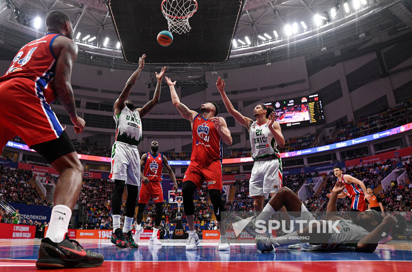 Russia Basketball United League CSKA - UNICS