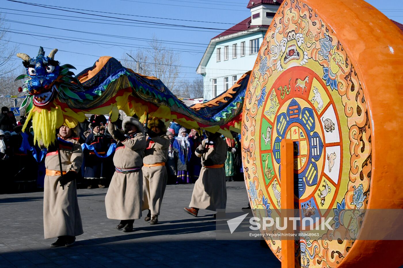 Russia Religion Buddhism New Year Celebration