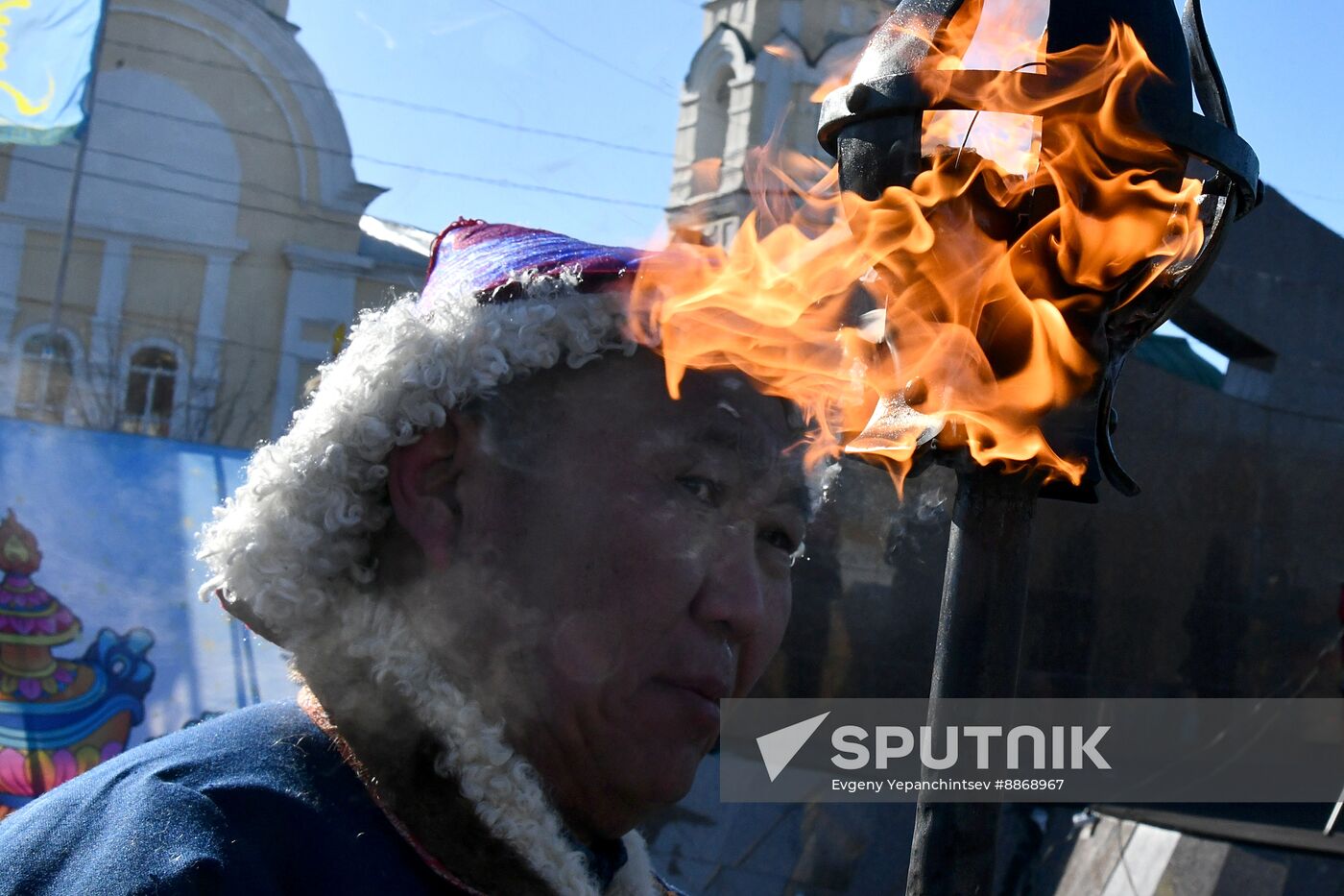 Russia Religion Buddhism New Year Celebration