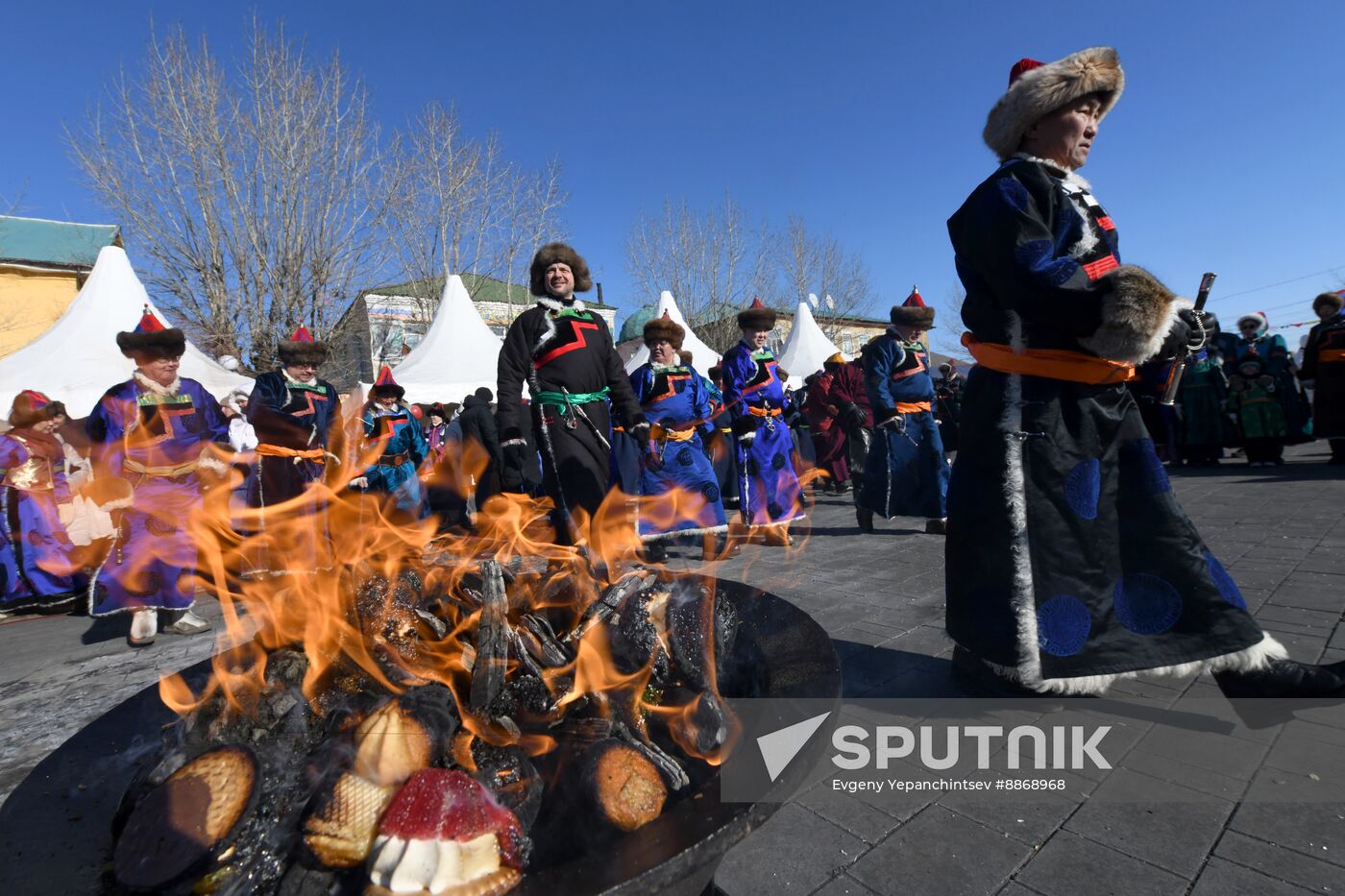 Russia Religion Buddhism New Year Celebration