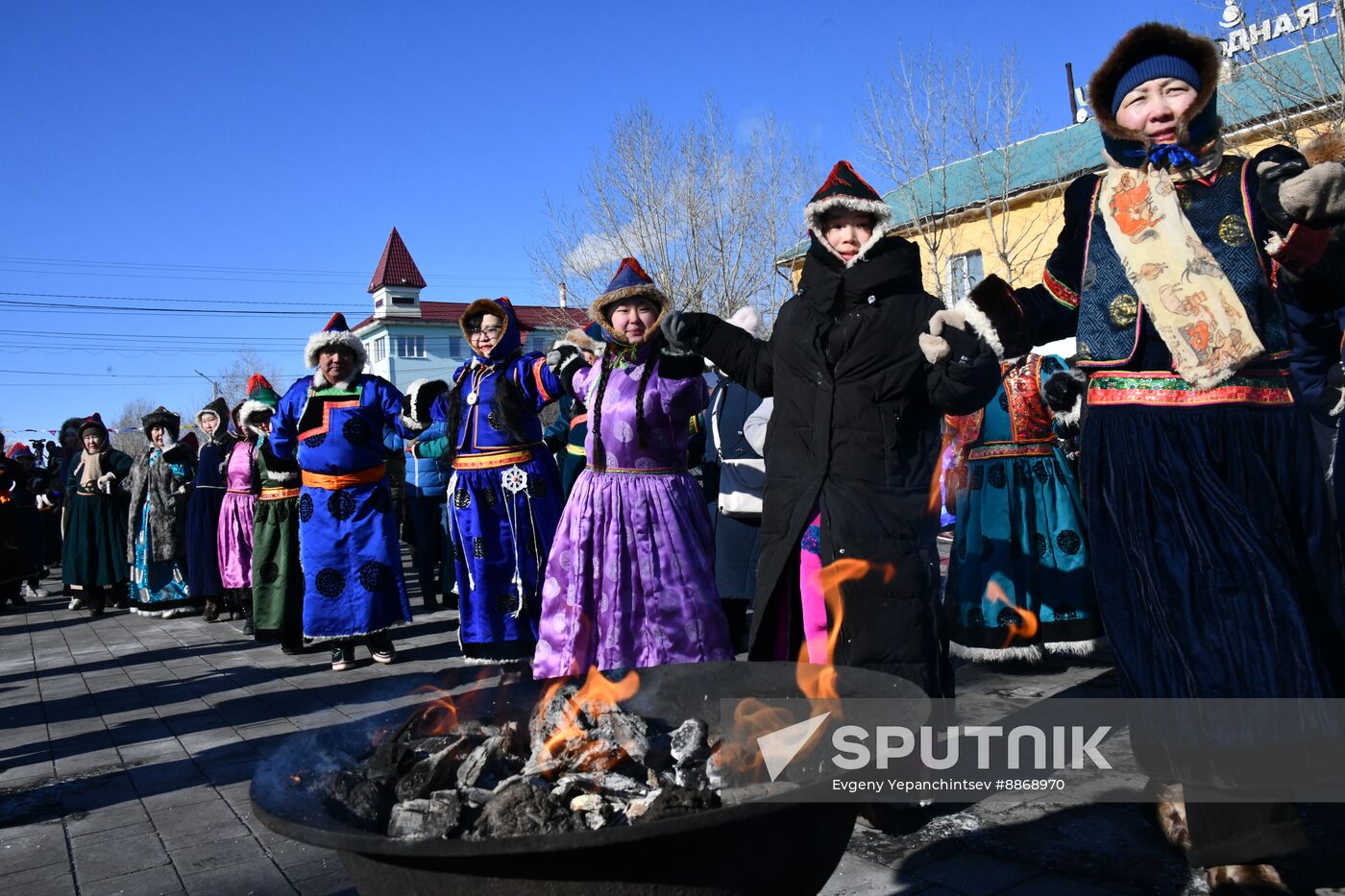 Russia Religion Buddhism New Year Celebration
