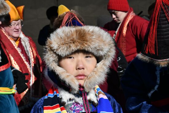 Russia Religion Buddhism New Year Celebration