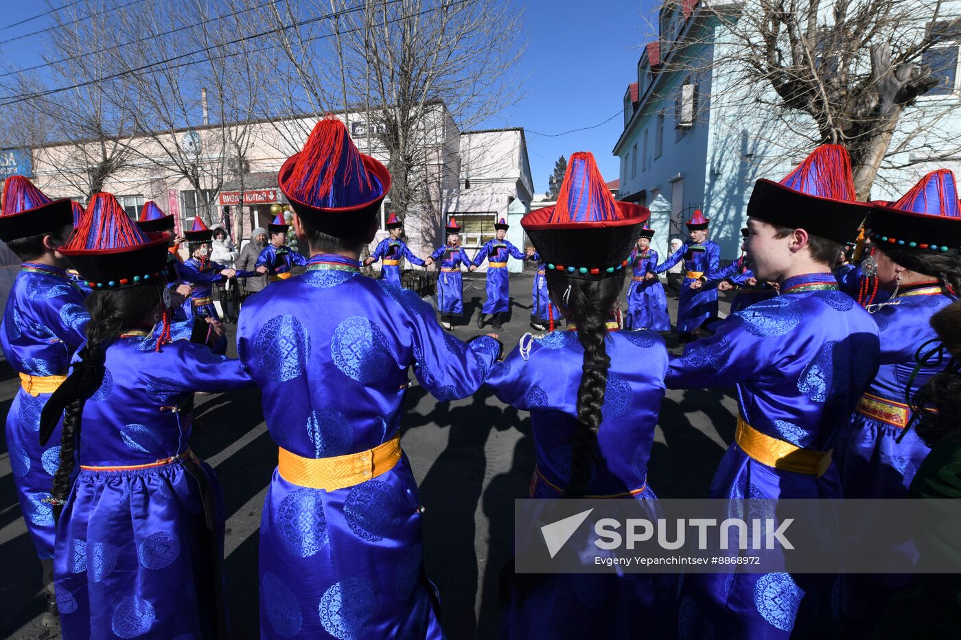 Russia Religion Buddhism New Year Celebration