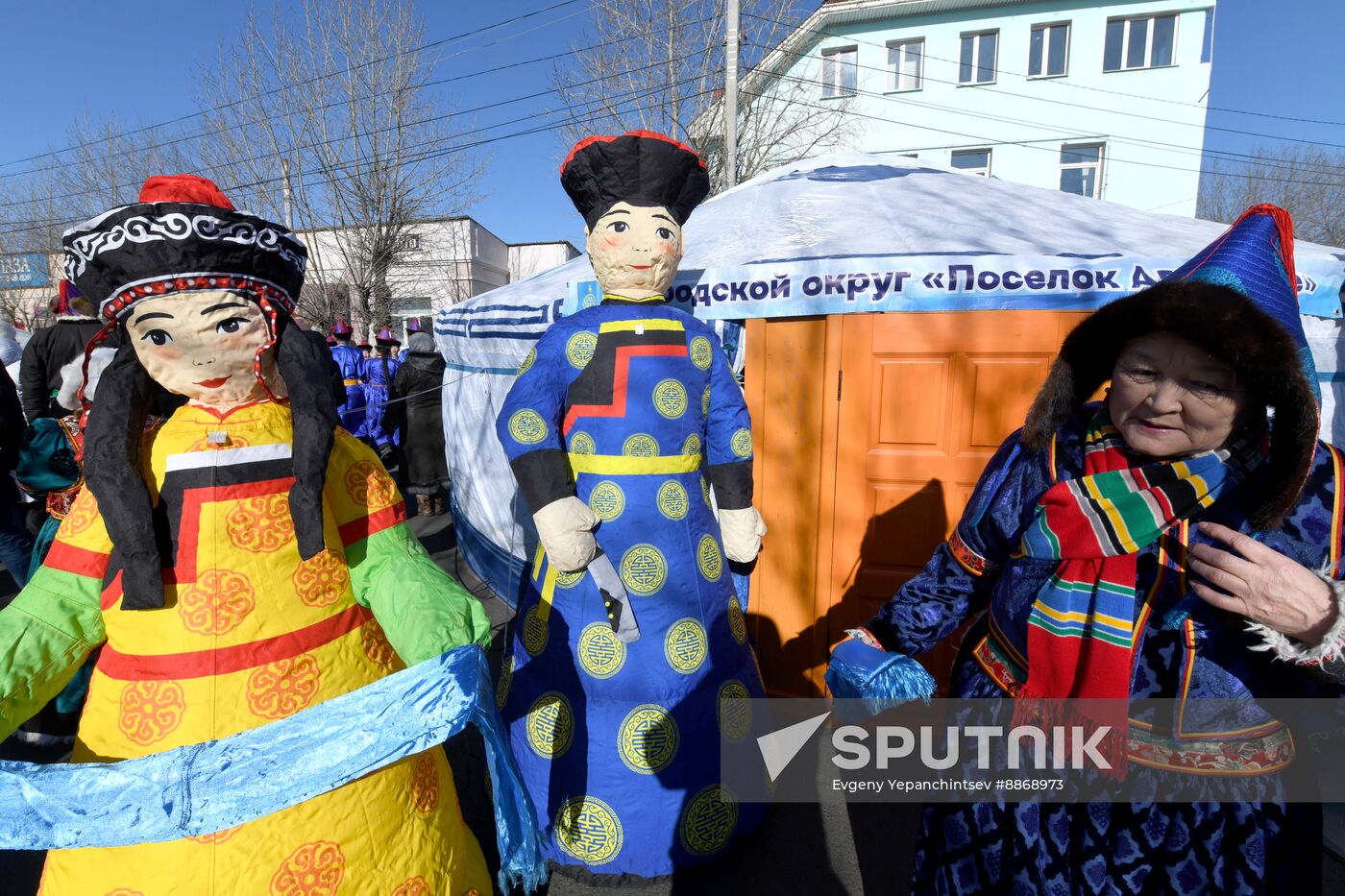 Russia Religion Buddhism New Year Celebration
