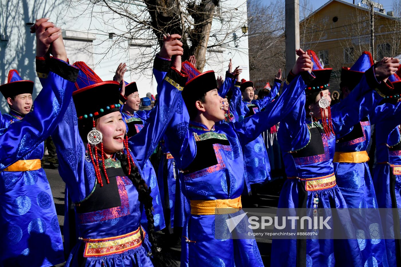 Russia Religion Buddhism New Year Celebration