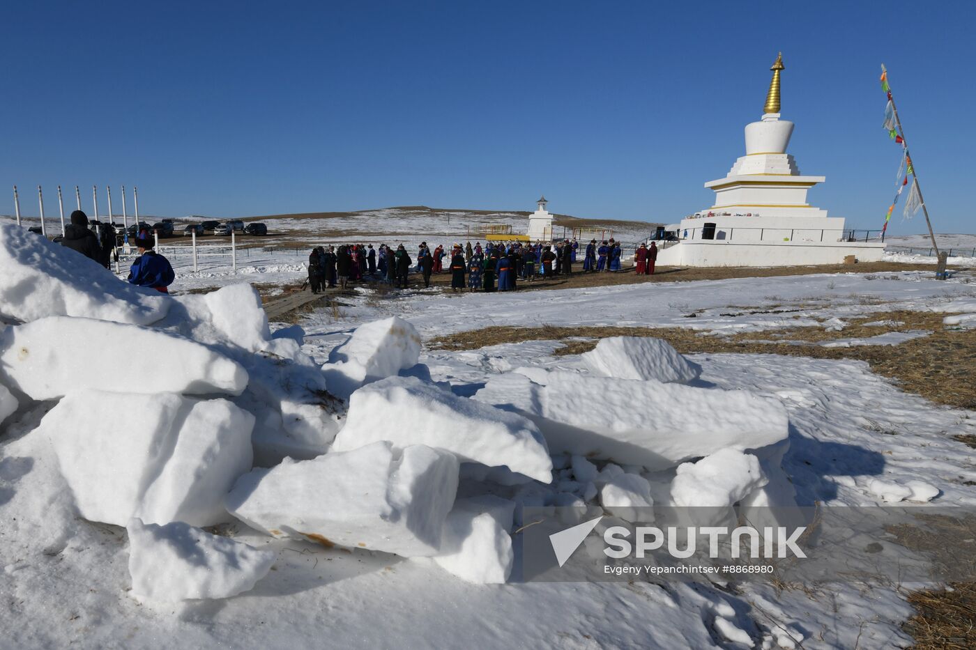 Russia Religion Buddhism New Year Celebration
